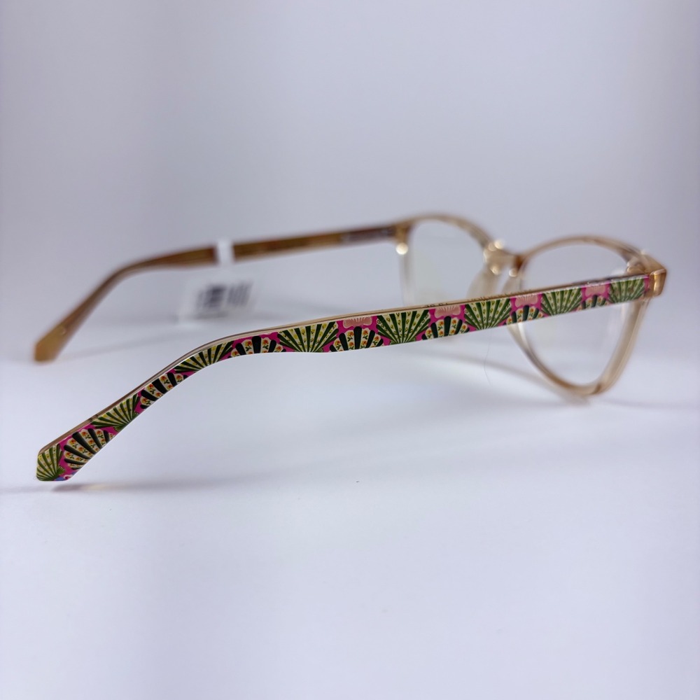 Vera Bradley Skeena Blue Light Readers +2.25 Cottage Shells Cat Eye Glasses NEW - Picture 5 of 7